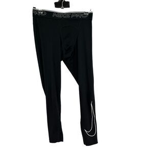 Nike Pro Men's Size Small Black Athletic Tights Stretch Pants